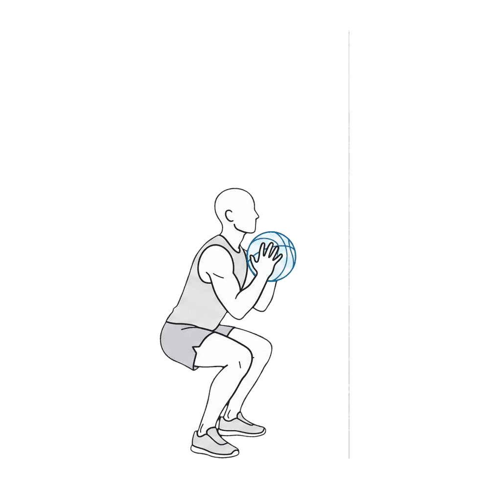 Wall Ball 3,0 m – Ausgangsposition